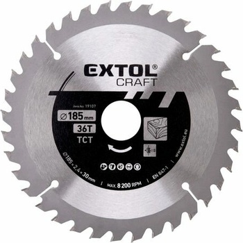 Extol Craft Kotouč pilový 185x30mm, 36 zubů