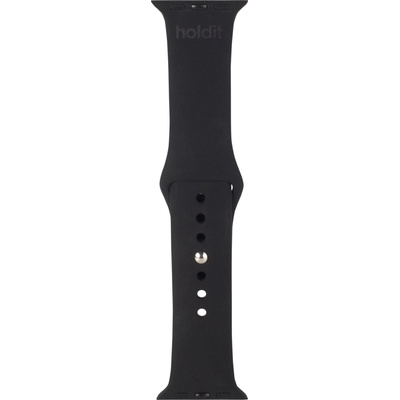 Holdit Каишка Holdit - Apple Watch, 42/44/45 mm, черна (7330985156571)