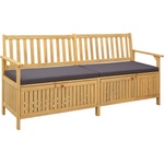 vidaXL Пейка с място за съхранение 2 -Seater 170 x 63 x 84 cm (42026796)