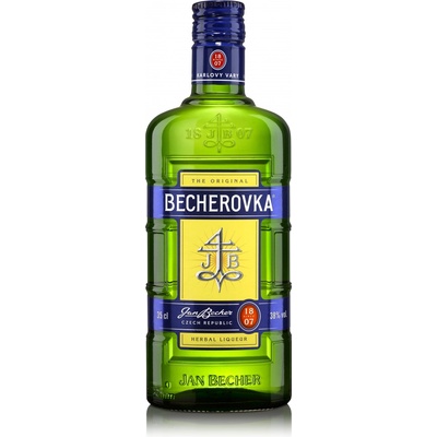 Becherovka 38% 0,35 l (holá láhev)