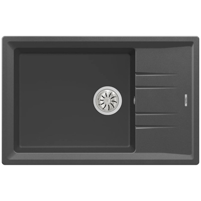 Teka Мивка Teka Stone 60 S-TG, Гранит, Обръщаема, За шкаф, 60 см, Тъмносив (115330034)