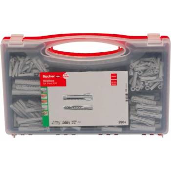 Image 1 of Fischer КОМПЛЕКТ ДЮБЕЛИ fischer 569147 ux/sx plus profi box 290бр (569147, 040991)
