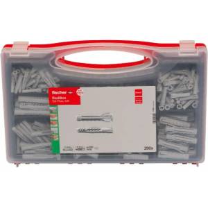 Fischer КОМПЛЕКТ ДЮБЕЛИ fischer 569147 ux/sx plus profi box 290бр (569147, 040991)