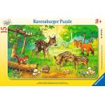 Ravensburger - Puzzle Wild animals 15 dielikov - 1 - 39 piese
