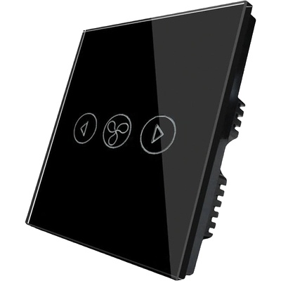 ELMARK Wi-fi smart touch eu КЛЮЧ ЗА ВЕНТИЛАТОР ЧЕРЕН (195010/bl)