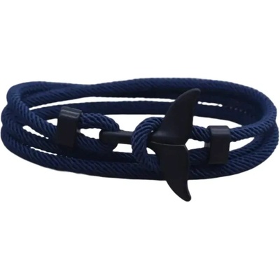 Amparo Miranda Náramek Velrybí ploutev Černá B0477 modrá