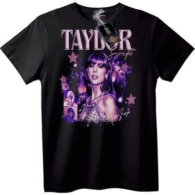 NOONEBRAND Тениска музика Taylor Swift - XS, Black