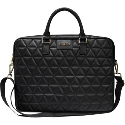 Guess Quilted brašna pro MacBook do 16" - černá 3700740469323