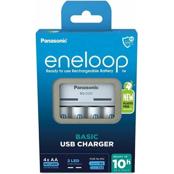 Panasonic ENELOOP EKO BQ-CC61 USB + 4x AA 2000mAh