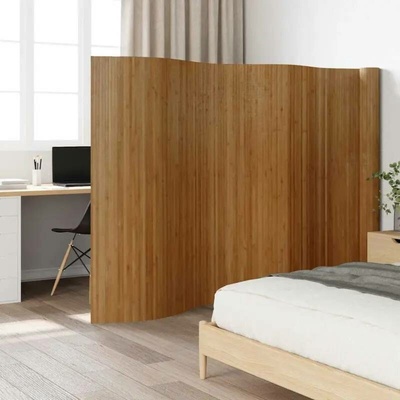 vidaXL Paraván 800 × 165 cm bambusový hnědý 377013