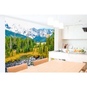 DIMEX ART Самозалепваща се флизелинова фототапета лос на поляна 375 x 250 см
