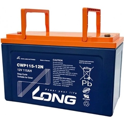 Long Тягов Lead Carbon (Оловно-Карбонов) акумулатор 12V 115Ah LONG (CWP115-12N)