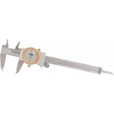 KINEX posuvné měřítko s číselníkovým úchylkoměrem, nárazuvzdorné, 0,02mm, 150/40mm KI6013-02-150
