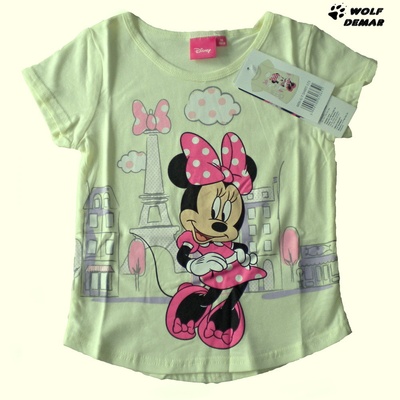 Setino dívčí tričko Minnie mouse 173 žlutá