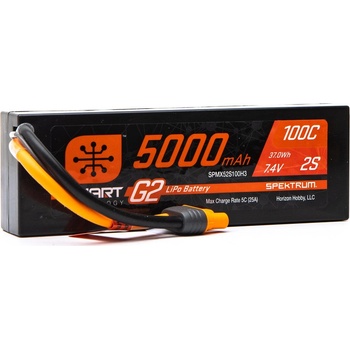 Smart Spektrum G2 LiPo 7.4 V 5000 mAh 100C HC IC3