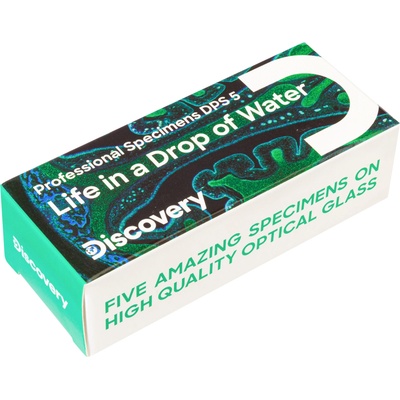 Набор от микропрепарати Levenhuk Discovery Prof DPS 5. „Живот в капка вода (78412)