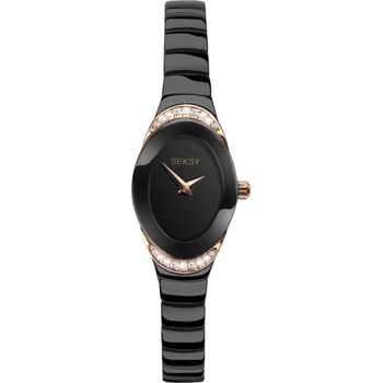 Sekonda Дамски аналогов часовник Seksy Swarovski Crystals Elegance - S-2298.00 (S-2298.00)