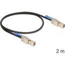 Delock Kabel Mini SAS HD x 4 SFF 8644 samec > Mini SAS HD x 4 SFF 8644 samec 2 m