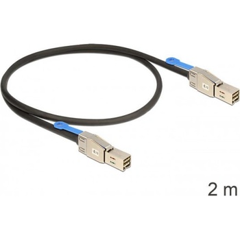 Delock Kabel Mini SAS HD x 4 SFF 8644 samec > Mini SAS HD x 4 SFF 8644 samec 2 m