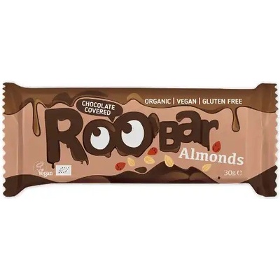 Roo´bar bio mandlová tyčinka v čokoládě 30 g
