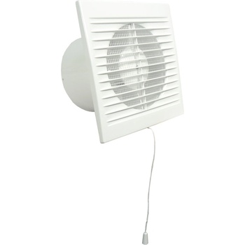 Image 1 of Dalap Вентилатор за баня на 12v с мрежа против насекоми, таймер и издърпващ се превключвател Ø 100 мм (41207)