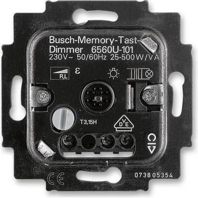 ABB 6560-0-1205 Přístroj stmívače pro krátkocestné ovládání (typ 6560 U-101)