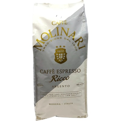 CAFFÉ MOLINARI Caffé Espresso Ricco Argento 1 kg