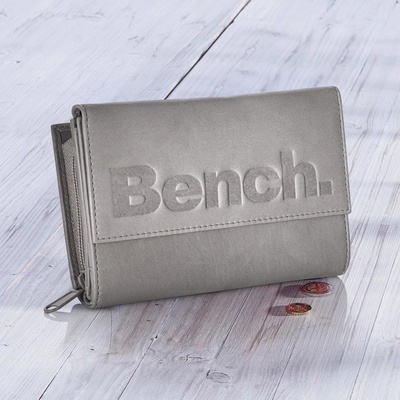 Bench kožená peněženka Wonder šedá 840211