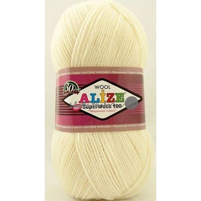 Alize Příze Superwash Comfort - 01 smetanová