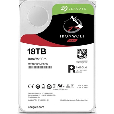 Seagate IronWolf PRO 18TB, ST18000NE000