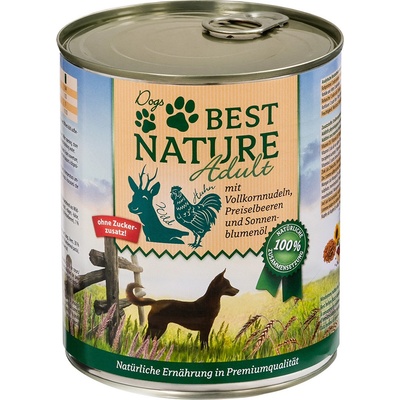Best Nature Dog Adult zvěřina kuřecí & nudle 6 × 800 g
