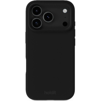 Holdit Гръб Holdit Silicone за iPhone 17 Pro - Черен