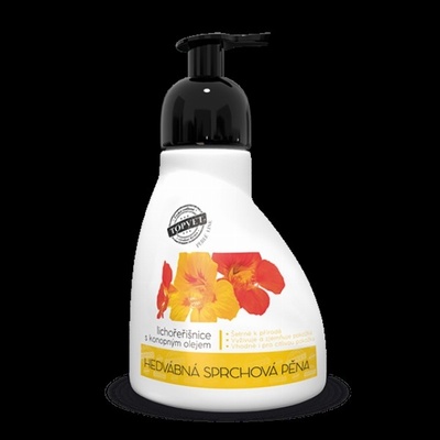 Perlé Cosmetic sprchová pěna lichořeřišnice s konopným olejem 300 ml