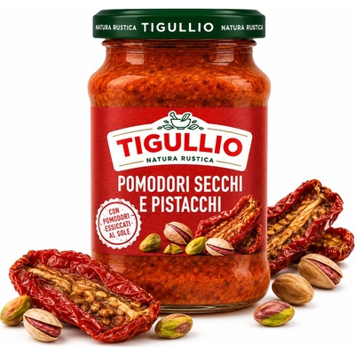 Tigullio omáčka zo sušených paradajok a pistácií 185 g