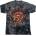 The Rolling Stones Tattoo Flames Dip-Dye on Grey 2XL Риза (RSTS136MDD05)
