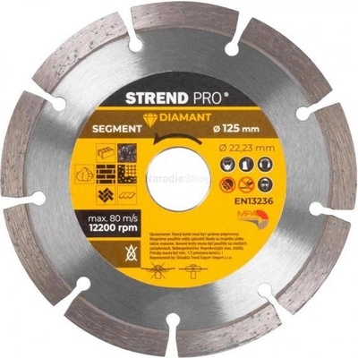 Strend Pro Diamantový segmentový kotúč 125 mm 521A 223923