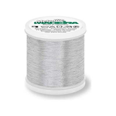 Vyšívací nit Madeira Metallic Brilliant 40 (200m) barva alu