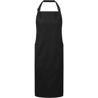 Premier Workwear Zástera z recyklovaného materiálu a biobavlny PR120 Black 86 x 72 cm