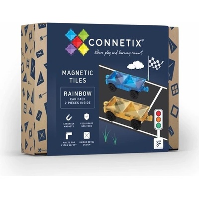 Connetix Tiles 2 ks základ pro auta – Zboží Živě