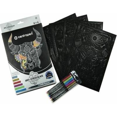 Centropen 9390 Metallic set s omalovánkami sada 6 + 4 ks