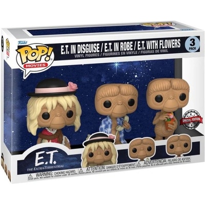 Funko Set 3 Pop Movies E. t