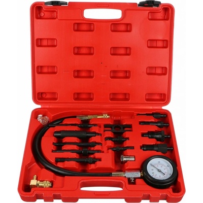 Sada pro testování komprese naftových motorů MECHANIC ENGINE TESTER 23, 0-70bar, 23ks SIXTOL