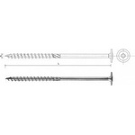 Uncanny Brand Wood liner with collar on torx galvanized 6*100mm t30