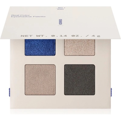KORRES Real Color Natural Palette палитра сенки за очи цвят 02 Smokey Sea 4 гр