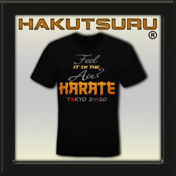 Hakutsuru Equipment tričko Karate Tokyo 2020 černé