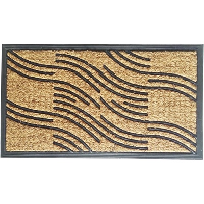 BO MA Kokos + guma vlnky hnědá 40x70 cm