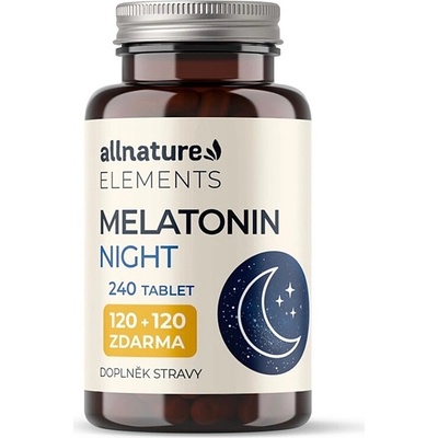 ALLNATURE Elements melatonín night 240 tabliet