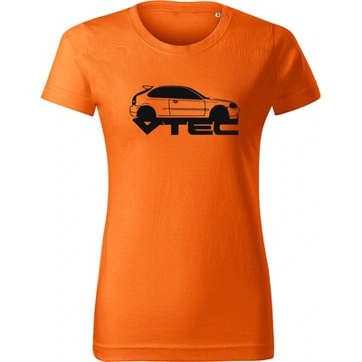 Tričko Honda Civic VTEC dámske tričko Oranžová