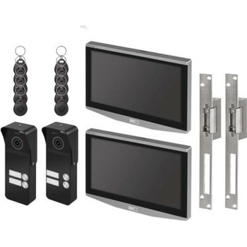 GoSmart videovrátnik IP-750 s 2 vstupmi pre 2 účastníkov a 2 el. zámky