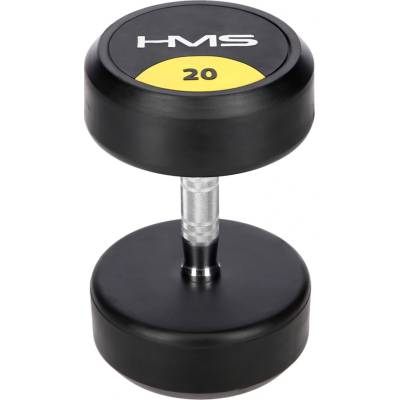 HMS HG Pro Pogumovaná jednoručná činka 20 kg